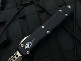 Microtech Ultratech Warhound Signature Series Black Aluminum Body w/ Bronzed Plain Edge Blade (3.4”) 119W-13S