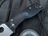 Spyderco Lil Temperance 3 Black FRN Scales w/ VG10 Satin Finished Plain Edge Blade (2.92”) C69PBK3