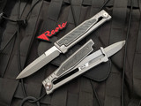 Reate Knives EXO Titanium Black Micarta Inlay Body w/ Double Edge Stonewashed Blade (3.75”)-1677548089