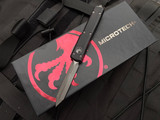 Microtech UTX-70 Spartan Black Aluminum Body w/ Apocalyptic Plain Edge Blade (2.42”) 249-10AP