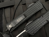 Microtech Combat Troodon Rescue Black Delta Pattern Body w/ Black Full Serrated Rescue Blade (3.75”) 601-3THS