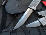 Reate Knives EXO Titanium Black Micarta Inlay w/ Stonewashed Drop Point Partially Serrated Blade (3.75”)