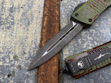 Microtech Outbreak Pattern Aluminum Body w/ Apocalyptic DE Blade (3.81”) 142-1OBDS
