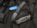 Benchmade Mini Bugout Axis Lock Folder Black CF Elite Body w/ Black Plain Edge Drop Point Blade (2.82”) 533BK-2