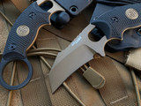 Hogue Sig Sauer EX-F03 Emperor Scorpion Fixed Blade Black G10 Handle w/ FDE PVD Plain Edge Blade (2.25”) 37320