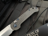 Marfione Custom LUDT Full Carbon Fiber Body w/ Blue Ringed Hardware and Hand Rubbed Satin Blade (3.42”)