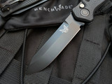 Benchmade Mediator Auto Folder Black G10 Body w/ S90V Black Reverse Tanto Plain Edge Blade (3.3”) 8551BK