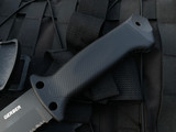Gerber LMF II Infantry Fixed Blade Black Handle w/ Black Partially Serrated Blade (4.84”) 22-01629N
