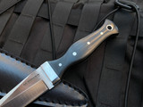 Boker Magnum Sgian Dubh Black Micarta Handle w/ Satin Double Edge Plain Blade (4.65”) 02SC359