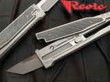 Reate Knives EXO Titanium Black Micarta Inlay w/ Stonewashed Tanto Edge Plain Blade (3.75”)