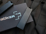 Boker Plus USB Auto OTF Black Aluminum Body w/ Blackwashed Plain Edge Blade (1.7”) 06EX270