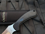 Case Knives Ridgeback Hunter Collins Black Synthetic Handle w/ Satin Finished Plain Edge Blade (4.13”) 00362