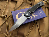 Case Knives Marilla Flipper Black G10 Inlaid Aluminum Body w/ S35VN Stonewashed Plain Edge Blade (3.4”) 25880