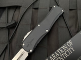 Marfione Custom Hera D/E Black Aluminum Body w/ Two-Tone Hardware and Rubbed Satin Blade (3.08”)