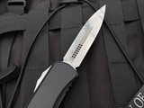 Marfione Custom Hera D/E Black Aluminum Body w/ Two-Tone Hardware and Rubbed Satin Blade (3.08”)