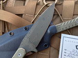 Blackside Customs Fedele X Fixed Blade OD Green G10 Scales w/ OD Green Digicam Plain Edge Blade (4.25”)