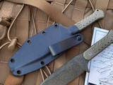 Blackside Customs Fedele X Fixed Blade OD Green G10 Scales w/ OD Green Digicam Plain Edge Blade (4.25”)
