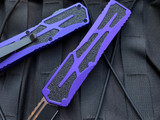 Heretic Knives Colossus S/E Purple Aluminum Body w/ Black Plain Edge Blade (3.5”) H039-10A-PU