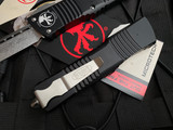 Microtech Combat Troodon S/E Black Aluminum Body w/ Stonewashed Plain Edge Blade (3.8”) 143-10