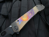 Medford 187DP Folder Bronzed “Lion’s Head” Body and PVD Hardware w/ PVD D2 Plain Edge Blade (3.75”)