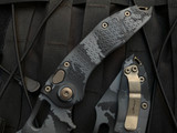 Microtech Stitch Auto Folder Cerakote Urban Camo Akuminum Body w/ Cerakote Urban Camo Full Serrated Blade (3.75") 169-3UCS