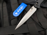 Benchmade Fact AXIS Lock Folder Black Aluminum Skeleton Body w/ S30V Stonewashed Plain Edge Blade (3.95") 417