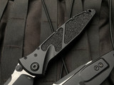 Microtech Socom Elite S/E Black Aluminum Body w/ Two Tone Black Plain Edge Blade (4") 160-1T