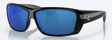 Costa Cat Cay Sunglasses Polarized Blue Lenses, Blackout Frame