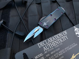 FROM TONY'S PERSONAL COLLECTION Marfione Custom Mini Combat Troodon D/E Black Hefted Alloy w/ Purple Haze hardware and Mirror Polished Blade (1.99")