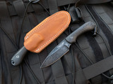 Bradford Knives Guardian3 Fixed Blade Carbon Fiber Scales w/ Sabre Grind M390 Nimbus Finish Blade (3.5") 3S-114N-M390