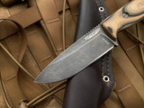 Bradford Knives Guardian4.5 G-Wood Scales w/ Sabre Grind 3V Nimbus Finish Blade (4") 4.5S-115N-3V