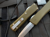 Axial Gear Shift OD Green Aluminum Body w/ Magnacut Wharncliffe Stonewashed Plain Edge Blade (3.3")