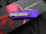 Microtech Mini Troodon T/E Purple Aluminum Body w/ Apocalyptic Plain Edge Blade (1.99") 240-10APPU