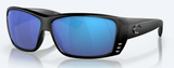 Costa Cat Cay Sunglasses Blackout Frame, Blue Mirror 580G Lenses 06S9024 90241061