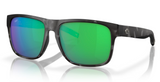 Costa Spearo Xl Sunglasses Tiger Shark Frame, Green Mirror 580P 06S9013 90131359