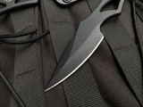 Spartan Blades Field Grade Enyo Fixed Blade Black Plain Edge Blade (2.69") SBBL2BK