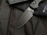 Pro-Tech Strider PT+ Auto Folder Black Aluminum Body w/ Magnacut Black DLC Plain Edge Blade (3.06") PT203