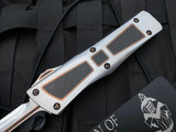 Marfione Custom Combat Troodon D/E 416 Stainless Steel Body w/ Copper Trimmed Carbon Fiber Inlays and M390 Mirror Polished Blade (3.8")
