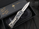 Marfione Custom Goddess D/E 416 Stainless Steel Body w/ Arctic FatCarbon Carbon Fiber Inlays and M390 Mirror Polished Blade (3.08")