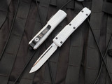 Microtech Ultratech S/E Deep Engraved Storm Trooper White Cerakote Aluminum Body w/ White Cerakote Blade (3.4") 121-1STD