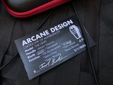 Arcane Design Crypt Folder Black PVD Titanium Body w/ M390 Black PVD Plain Edge Blade (3.75")