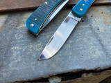 Case Knives Carribean Blue Bone Sawcut Jig Sod Buster Jr 25590