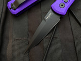 Pro-Tech Godson Auto Folder Purple Aluminum Body w/ Black Plain Edge Blade (3.15") 721-PURPLE