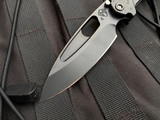 Medford Infraction Folder PVD Ghost American Flag Titanium Body w/ Black PVD Hardware, Bronzed Clip, and S35VN Black PVD Blade (3.625")