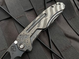 Medford Infraction Folder PVD Ghost American Flag Titanium Body w/ Black PVD Hardware, Bronzed Clip, and S35VN Black PVD Blade (3.625")