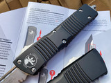 Microtech Combat Troodon S/E Black Aluminum Body w/ Stonewashed Partially Serrated Blade (3.8") 143-11