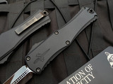 Marfione Custom Hera II Prototype Black Anodized Alloy Body w/ DLC Two-Tone Hardware and Diamondwash DLC Blade (4")