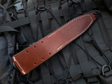 Medford USMC Fighter FIxed Blade Black G10 Handles w/ S35VN Black PVD Plain Edge Blade (6.5")