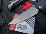 Microtech Socom Elite S/E Folder Black Aluminum Body w/ Apocalyptic Plain Edge Blade (4") 160-10AP