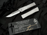 Marfione Custom Combat Troodon Stainless Steel Body w/ Carbon Fiber Switch and Mirror Polished Blade (3.8")